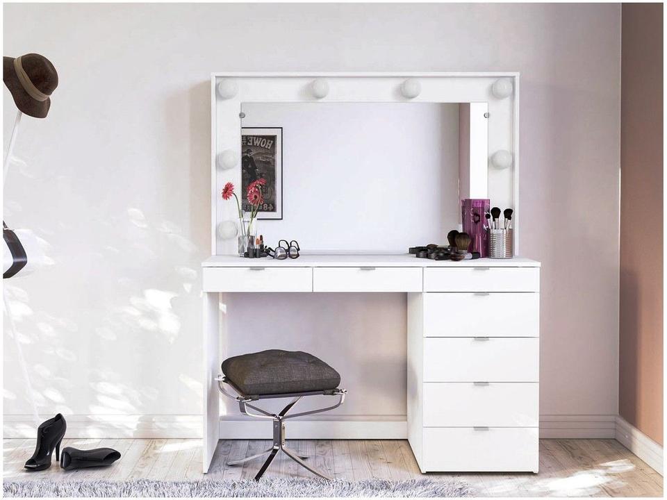 Penteadeira com Espelho 7 Gavetas - 1