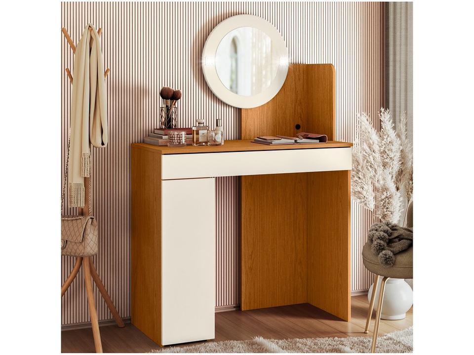 Penteadeira com Espelho e LED Móveis Albatroz Aurea - 1