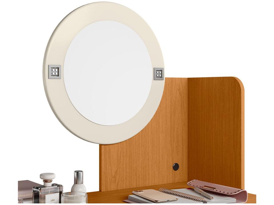 Penteadeira com Espelho e LED Móveis Albatroz Aurea - 6