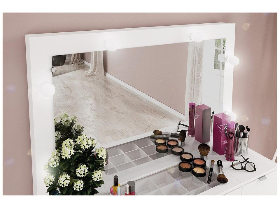 Penteadeira de Torre com Espelho 7 Gavetas - 3