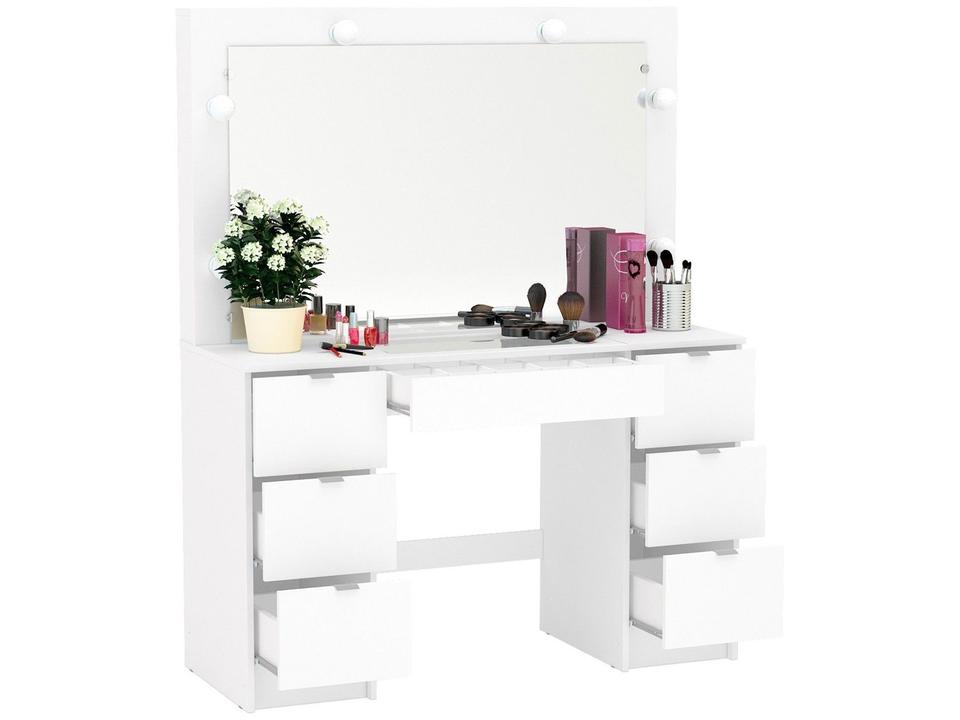 Penteadeira de Torre com Espelho 7 Gavetas - 5