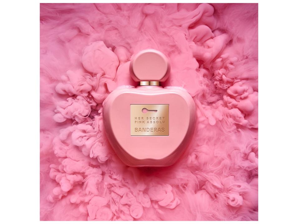 Perfume Banderas Her Secret Pink Absolu Feminino Eau de Parfum de 80ml - 2