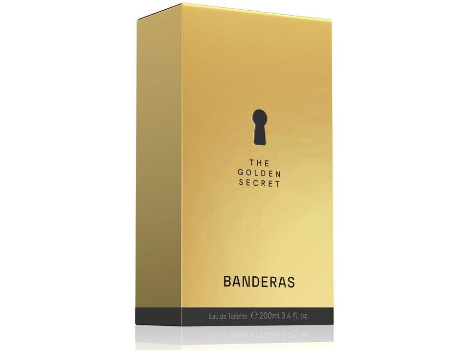 Perfume Banderas The Golden Secret Masculino Eau de Toilette 200ml - 3