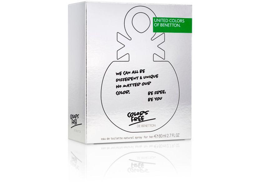 Perfume Benetton Colors Free for Her Feminino Eau de Toilette 80ml - 2
