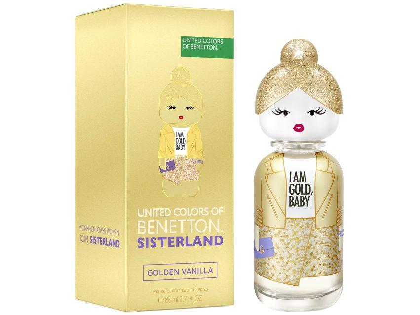 Perfume Benetton Sisterland Golden Vanilla Feminino Eau de Parfum 80ml - 4