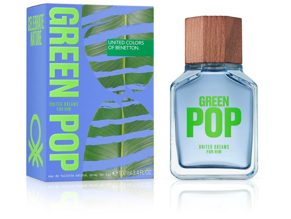 Perfume Benetton United Dreams Green Pop Eau de Toilette 100ml - 3