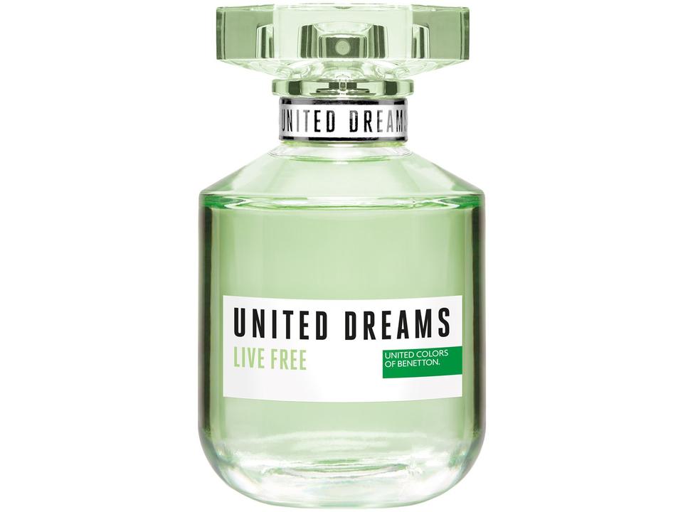Perfume Benetton United Dreams Life Free - Feminino Eau de Toilette 80ml - 1