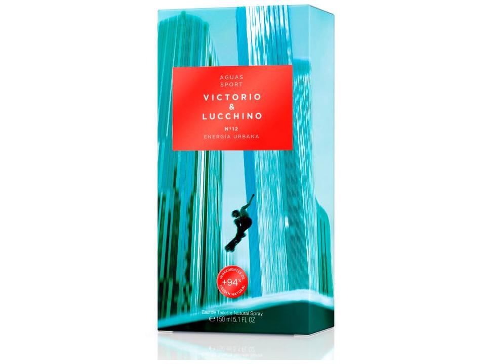 Perfume Victorio & Lucchino Aguas Sport Nº 12 Energia Urbana Masculino Eau de Toilette 150ml - 2
