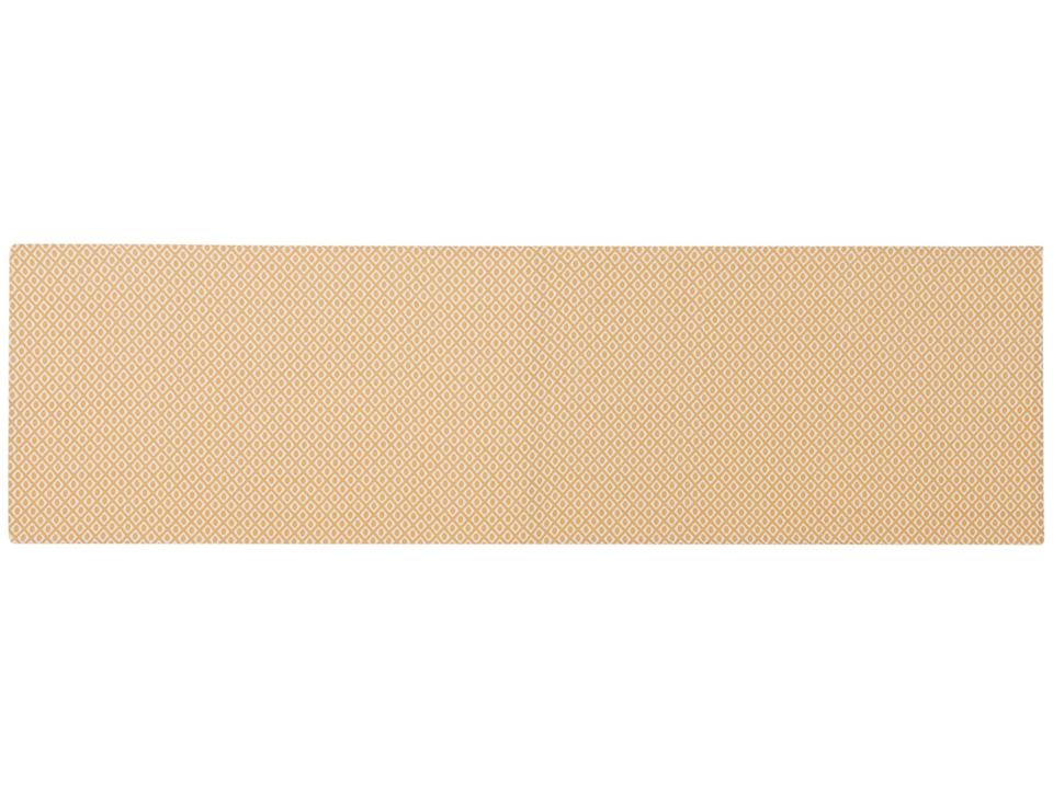 Peseira Casal 65x220cm Laranja Lartex Jacquard Hog - 2