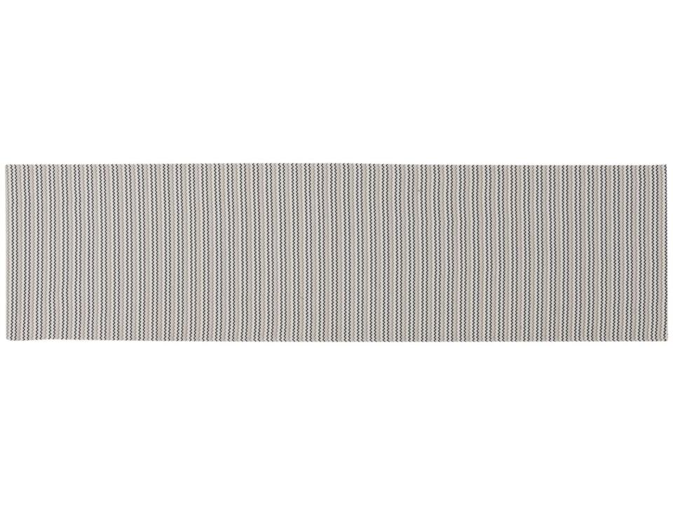 Peseira King 65x260cm Cinza Lartex Jacquard Hog - 2