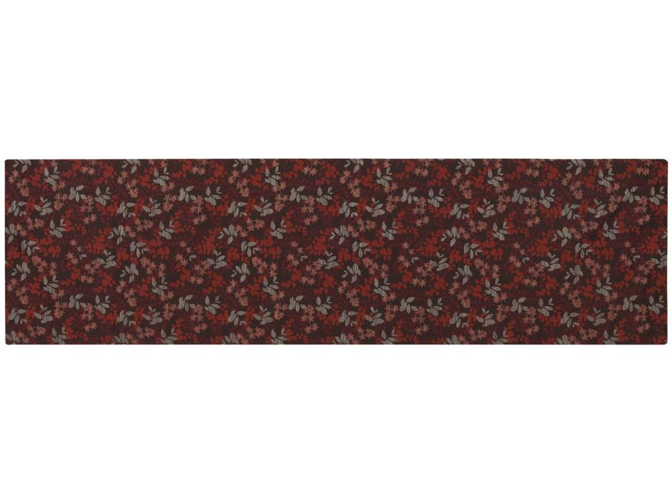 Peseira Queen 65x240cm Cinza Lartex Jacquard Hog - 2