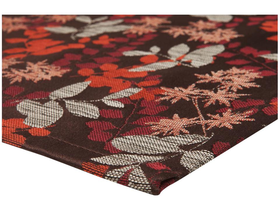 Peseira Queen 65x240cm Cinza Lartex Jacquard Hog - 3