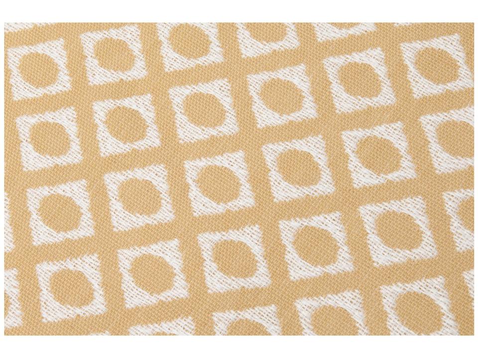 Peseira Queen 65x240cm Laranja Lartex Jacquard Hog - 4