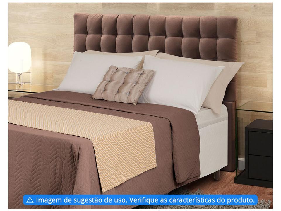 Peseira Queen 65x240cm Laranja Lartex Jacquard Hog - 1