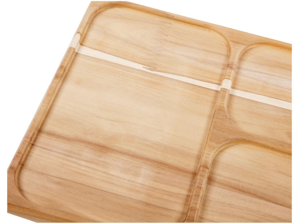 Petisqueira de Madeira Retangular - 3