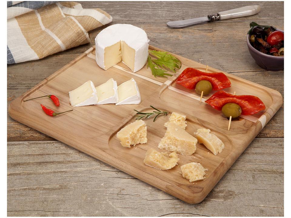 Petisqueira de Madeira Retangular - 1