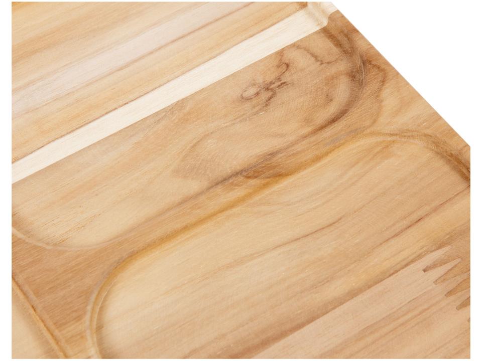 Petisqueira de Madeira Retangular - 2