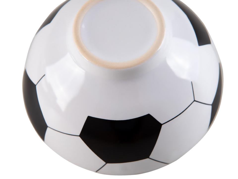 Petisqueira Retangular Artesanal 4 Peças Scalla Cerâmica Futebol - 5