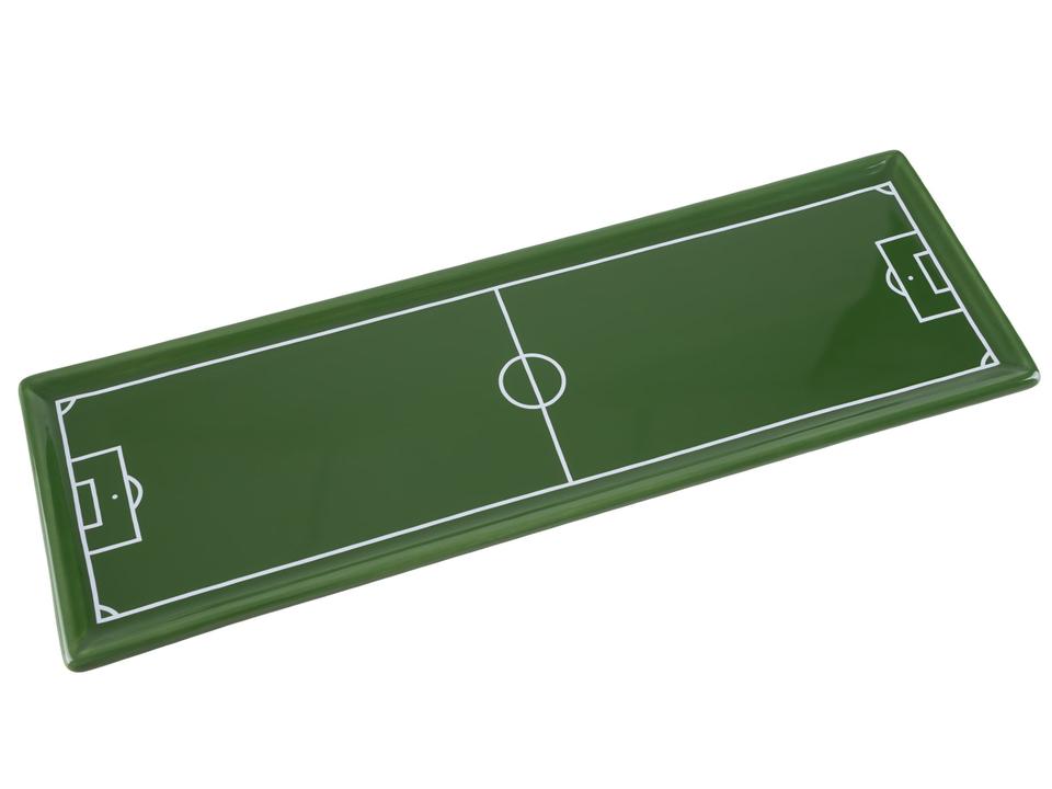 Petisqueira Retangular Artesanal 4 Peças Scalla Cerâmica Futebol - 6