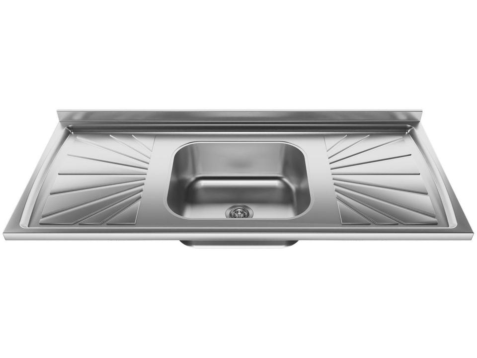 Pia de Cozinha Com Válvula Inox GNX 120x53cm PIA10001 - 4