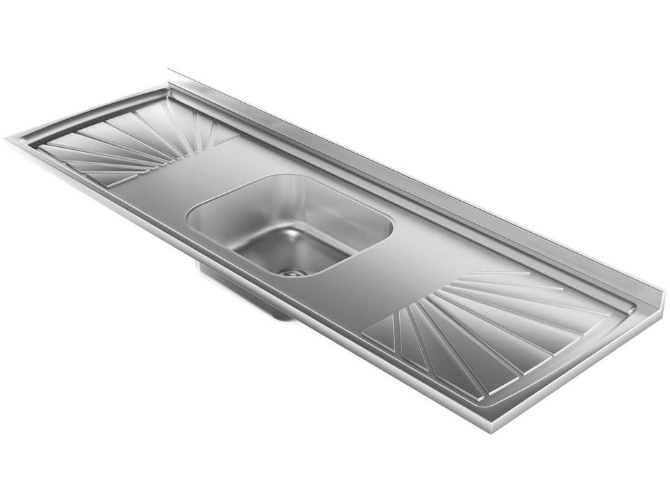 Pia de Cozinha Com Válvula Inox GNX 160x53cm PIA10001 - 3