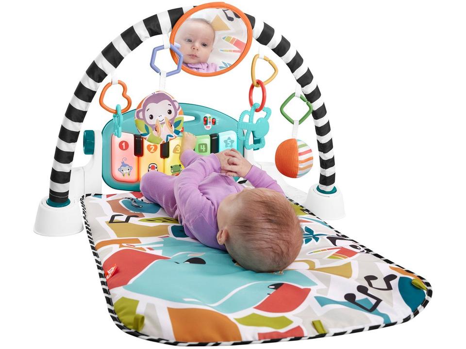 Pianinho Brilha e Cresce Bebê Fisher-Price Mattel - 5