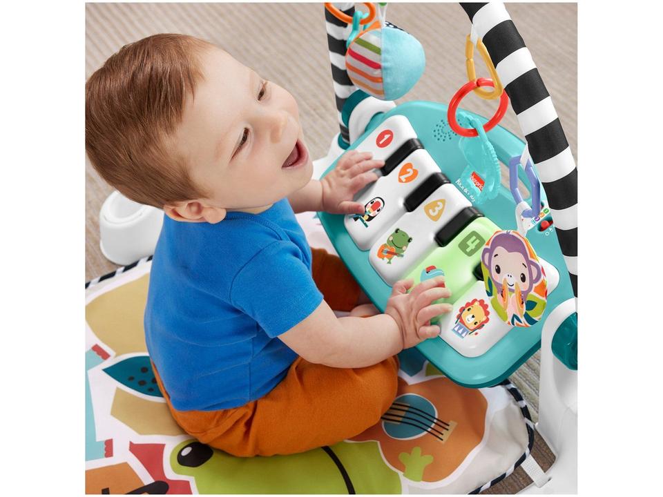 Pianinho Brilha e Cresce Bebê Fisher-Price Mattel - 3