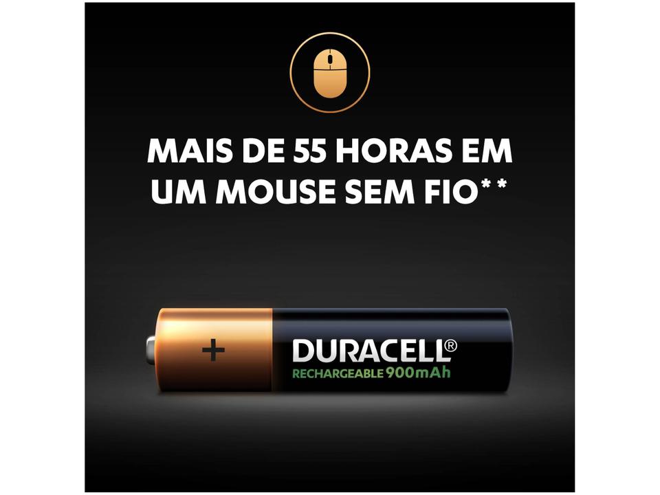 Pilha Recarregável AAA Palito 900 mAh 2 Unidades - 4