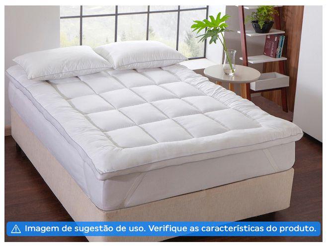Pillow Top Casal Fibra de Poliéster 900g/m² Jolitex D8.2707002.G3145 Branco - 3