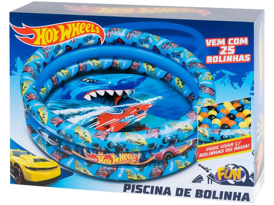 Piscina de Bolinha Hot Wheels 25 Bolinhas - Fun - 8