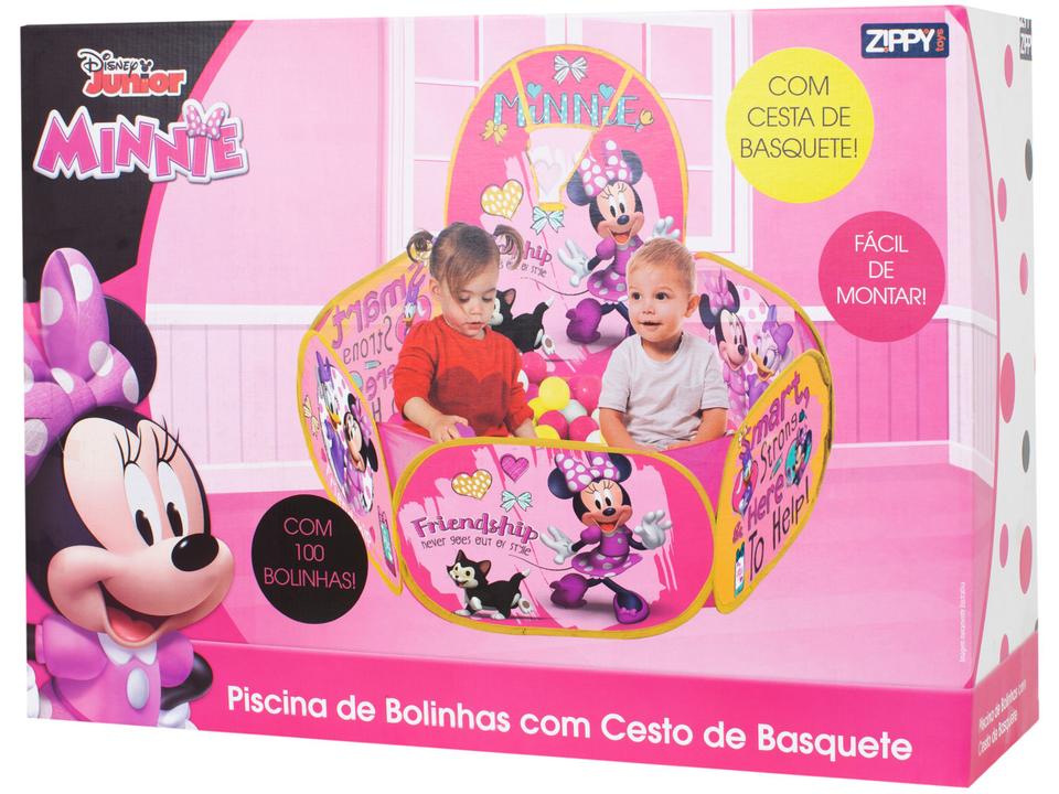 Piscina de Bolinha Minnie Disney 100 Bolinhas - Zippy Toys - 6