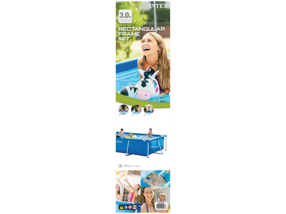 Piscina Estruturada Intex 3834L Retangular - 3