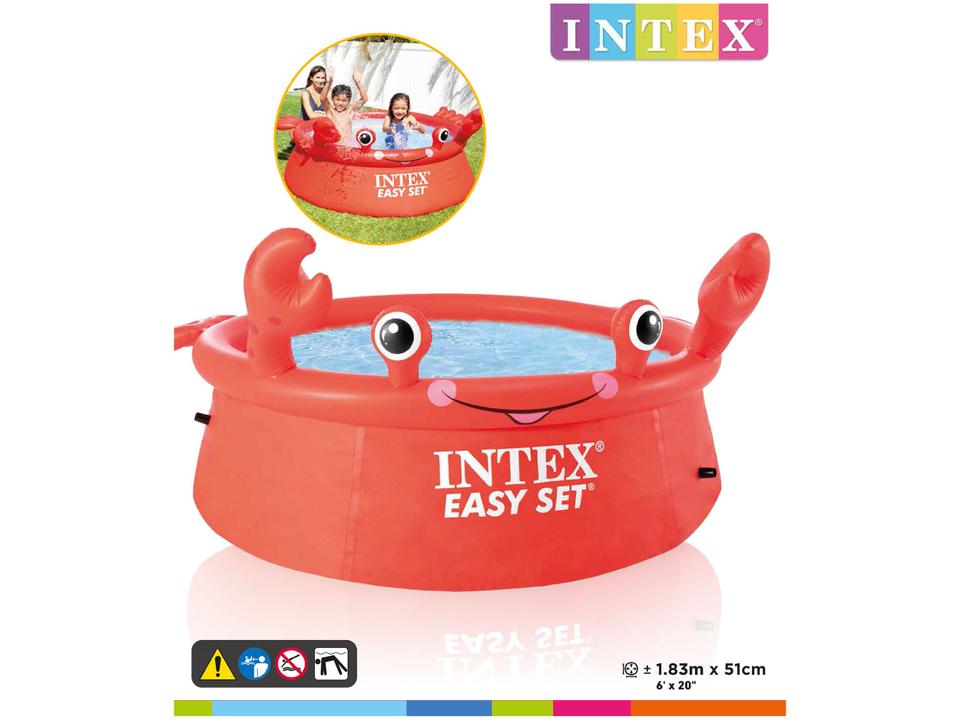 Piscina Infantil Inflável Redonda Intex 880L - 2