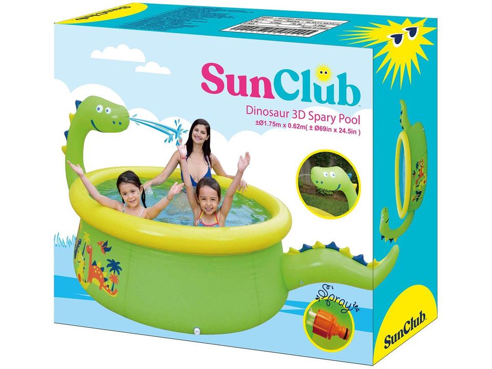 Piscina Infantil Inflável Redonda Jilong 1400L - 3