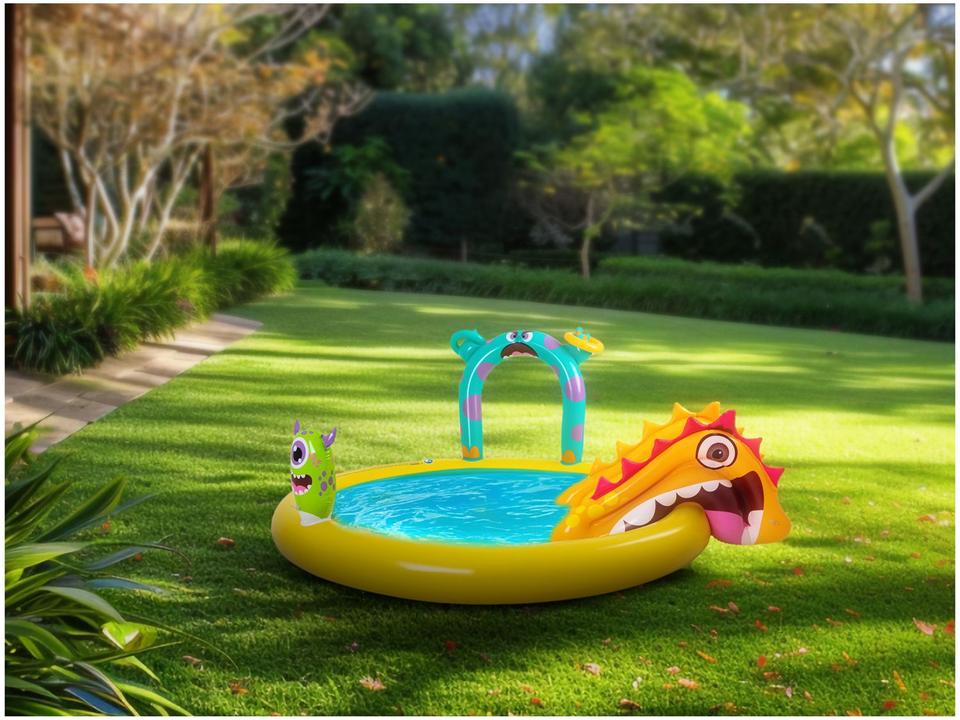 Piscina Infantil Inflável Redonda Jilong 170L - 1