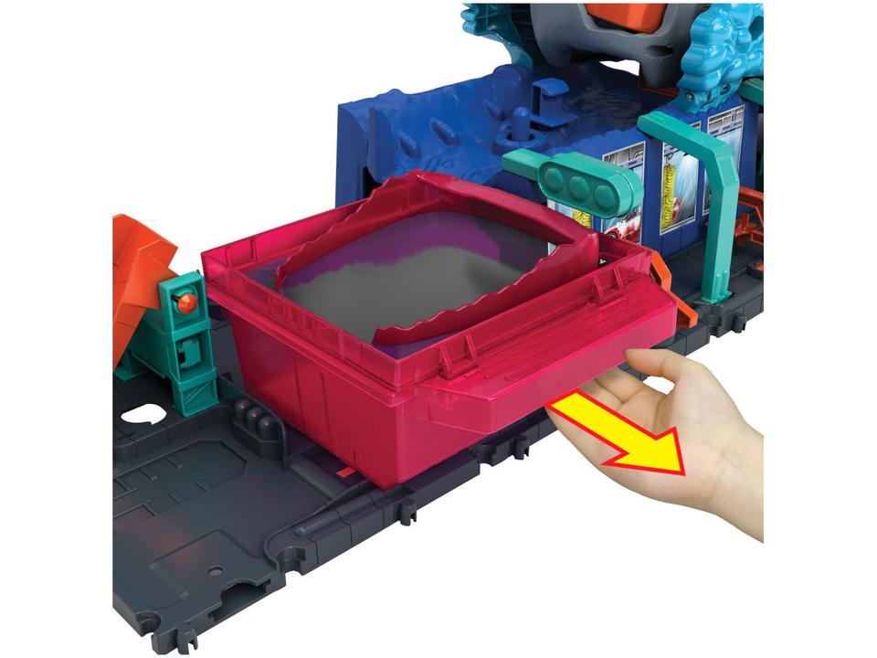 Pista City Hot Wheels Lava-Rápido Mega Tubarão - 4