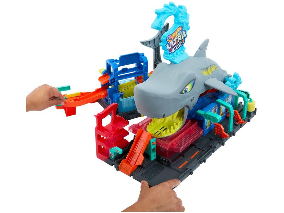 Pista City Hot Wheels Lava-Rápido Mega Tubarão - 2