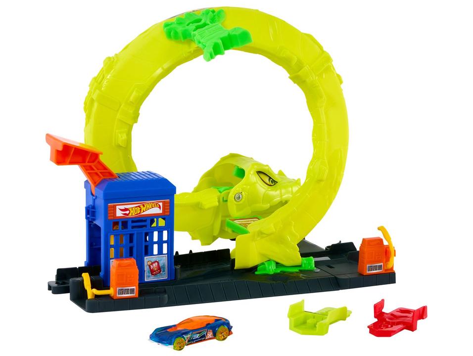 Pista Hot Wheels City Ataque da Cobra Mattel - 3