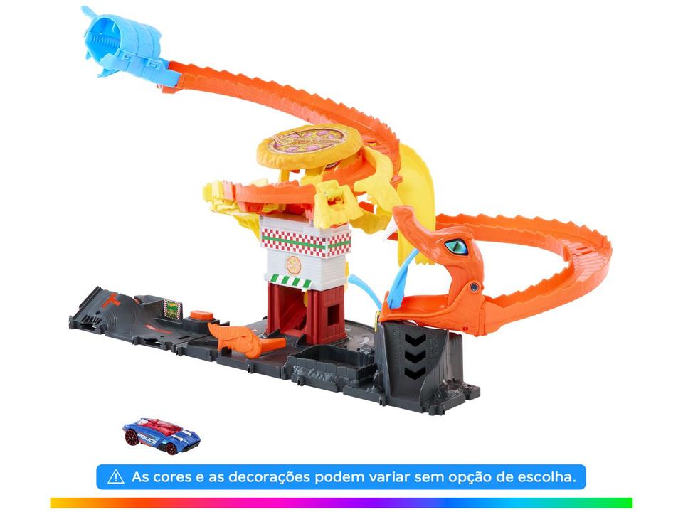 Pista Hot Wheels City Ataque de Cobra vs Pizzaria - 1
