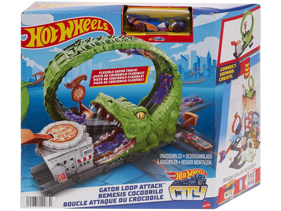 Pista Hot Wheels City Looping de Ataque do - 6