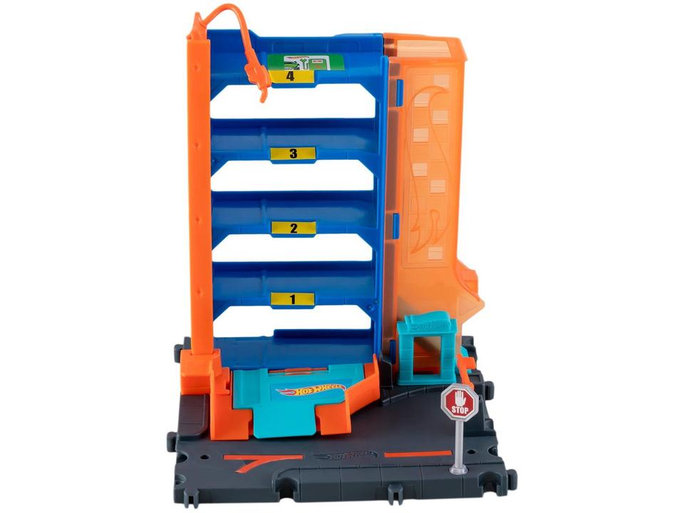 Pista Hot Wheels City Pista de Brinquedo Garagem - 3