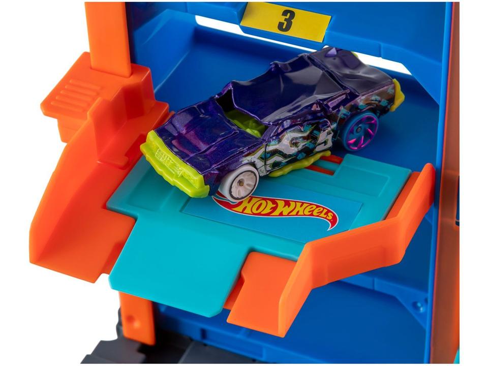 Pista Hot Wheels City Pista de Brinquedo Garagem - 9