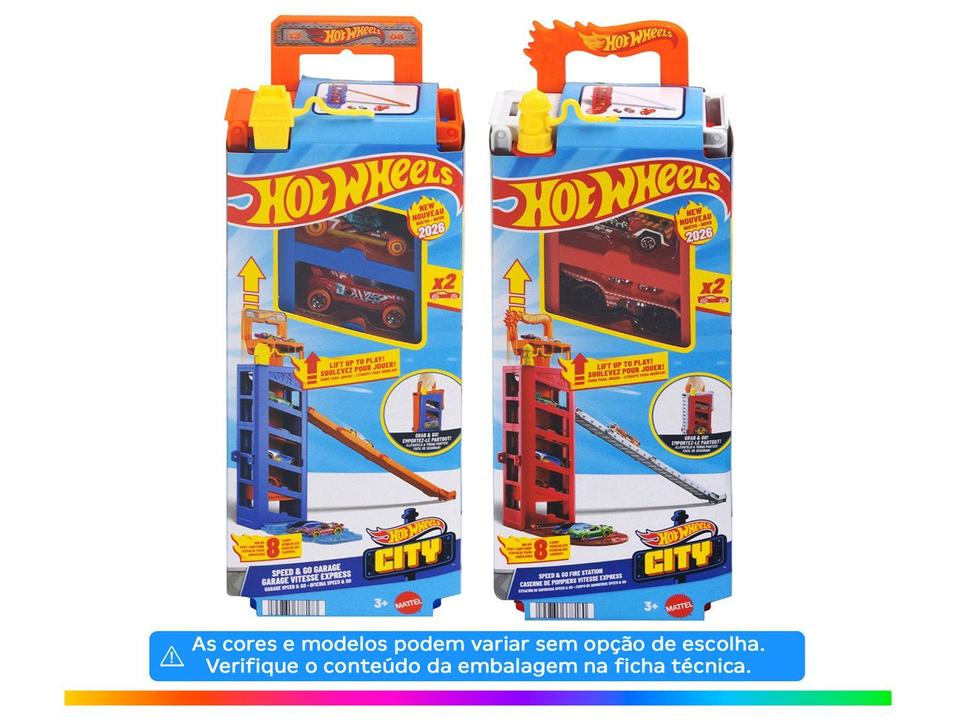 Pista Hot Wheels City Speed & Go Mattel - 1