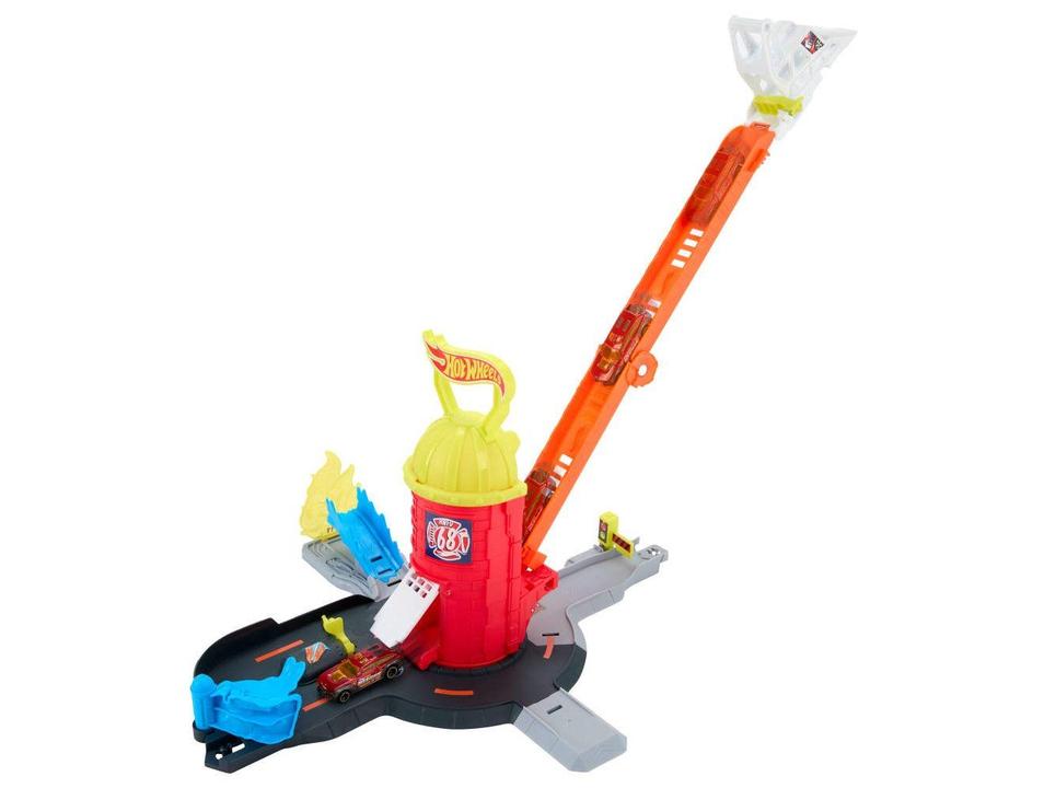 Pista Hot Wheels City Super Fire Station Rescue - 4