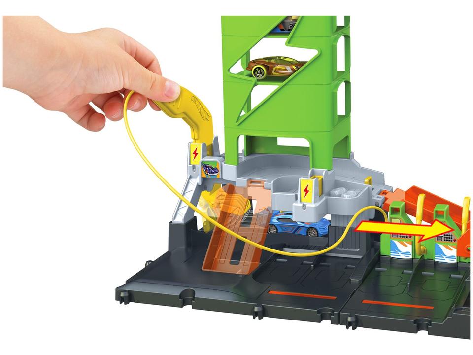 Pista Hot Wheels City Super Posto de Gasolina com - 5