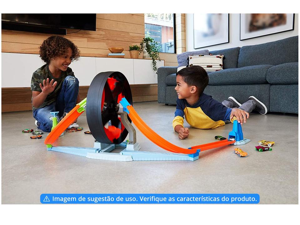 Pista Hot Wheels Competição Giratória - 3