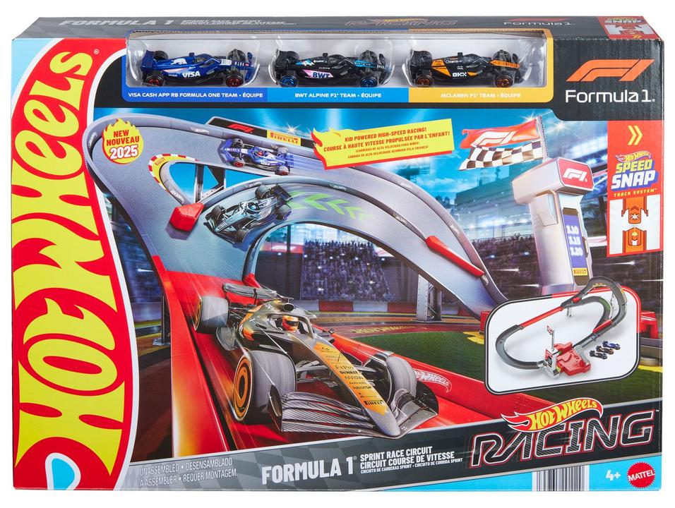 Pista Hot Wheels Racing Circuito de Corrida Sprint - 4