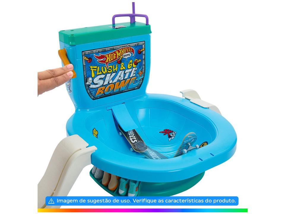 Pista Hot Wheels Skate Set Bowl de Vaso - 1