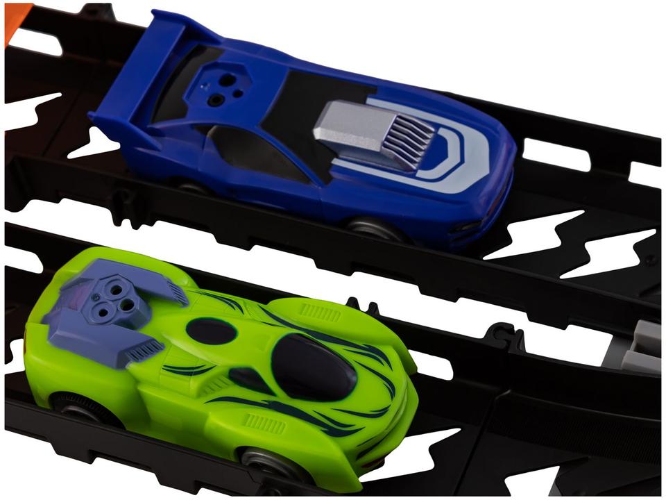 Pista Hot Wheels Triple Sky Loop Wave Racers - 7