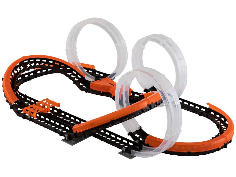 Pista Hot Wheels Triple Sky Loop Wave Racers - 3